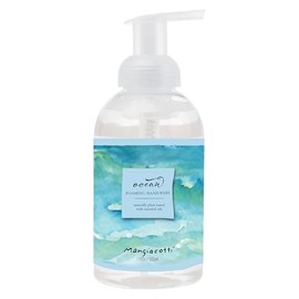 Mangiacotti Foaming Hand Soap Made in the USA|Naturally Scented Plant-Based Hand-Wash with Moisturizing Essential Oils in Pump Dispenser, 17 Ounces, Ocean