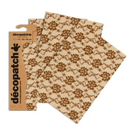 Décopatch C600O No. 600 Blister Pack with 3 Same Sheets, 30 x 40 cm, 1 Pack