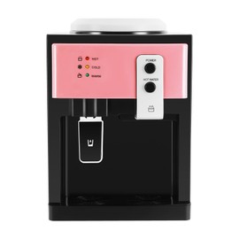 Top Loading Water Dispenser Countertop Hot and Cold Water Dispenser with 2 Temperature Settings Countertop Water Cooler Dispenser for 1.19 to 5Gal Water Cooler for Home Office (Rose Gold)