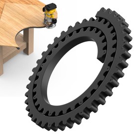 Mdkave Flexible Router Edge Guide,Router Templates for Woodworking,Flexible Curve Template for Precise Thread Border, Curve and Arc Angle Positioning(Black 39Inch)