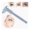 Beauty Eye Vernier Medidor Regla Para Cejas Microblading Shading