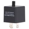 LED Flasher Relay Adjustable Frequency 3 Pin ABS Waterproof Module