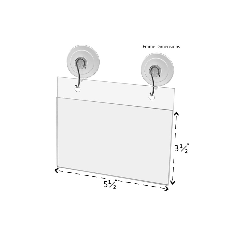 Marketing Holders 5.5"w x 3.5"h Sign Holder Display Advertisement Flyer