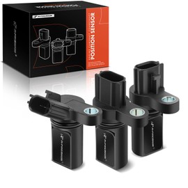 A-Premium Camshaft Crankshaft Position Sensor Compatible with Nissan & Infiniti Vehicles - 3.5L V6 - Altima, Maxima, 350Z, Murano, Quest, FX35, G35, M35 - Set of 3