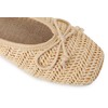 Mikitutu Women’s Flat Shoes Round Toe Slip for Beach Knit