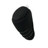 Partuto Black Zipper Closure Gear Shift Knob Cover for Auto