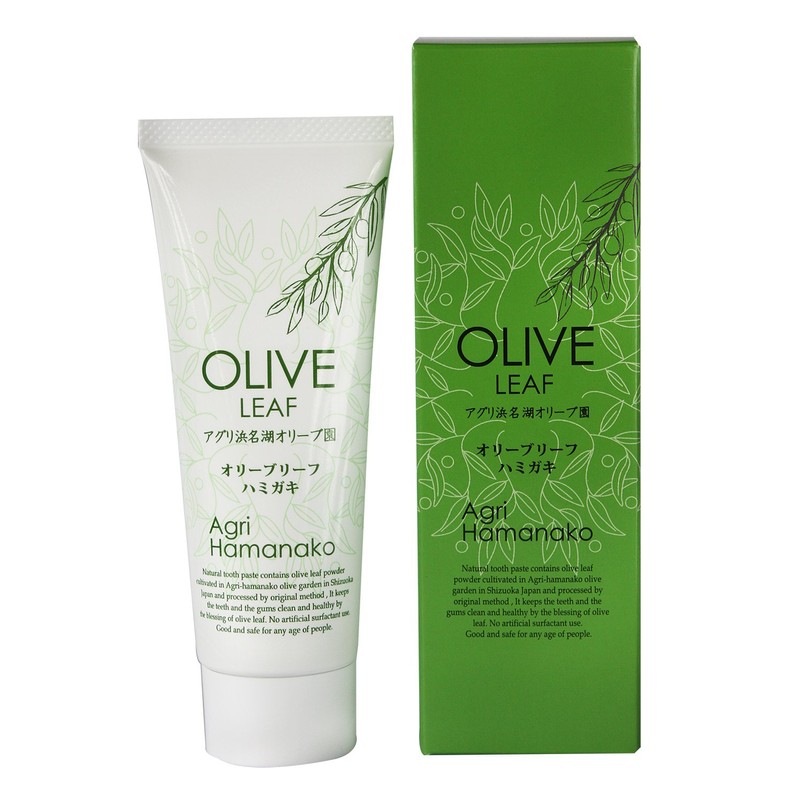 Agri Hamanako Olive Garden Olive Leaf Toothpaste, 3.5 oz (100