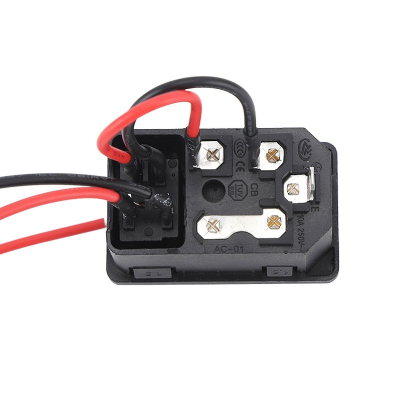 2PCS Pottery Machine Power Switch Push Button Safe Heat Resistant