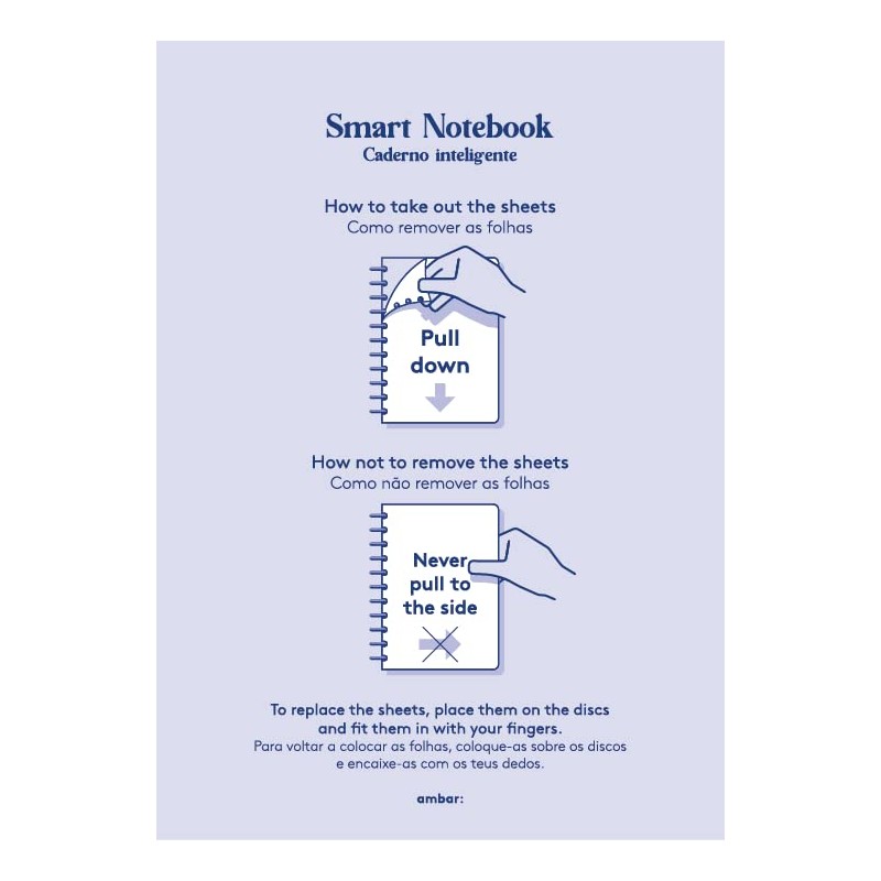 Ambar EcoSmart A5 PP Notebook 100 Sheets 100g Pink