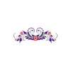 CafePress Floral Pattern Flower Decoration Sticker Rectangle Bumper Sticker Car