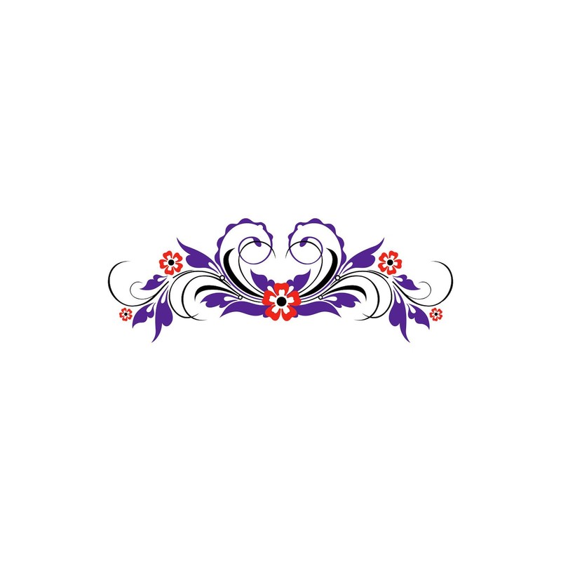 CafePress Floral Pattern Flower Decoration Sticker Rectangle Bumper Sticker Car