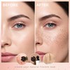 2 Pcs Dual-Ended Freckle Stamp Pen,Sponge Stamp & Precision Tip,02+02