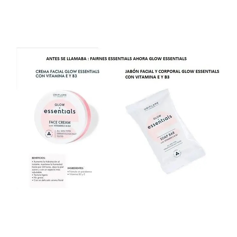 Set Crema Facial Aclarante/vitamina E Y B3 + Jabón Oriflame