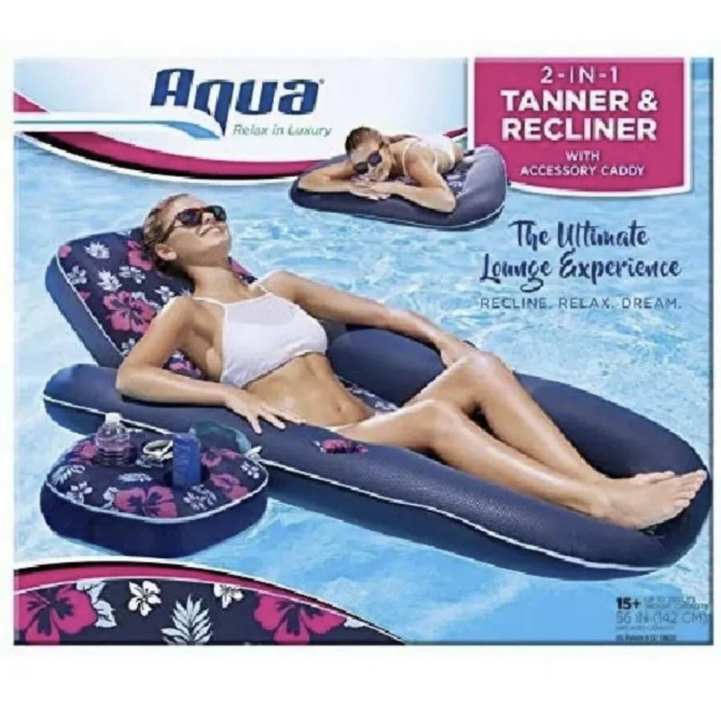 Aqua Campania Ultimate 2 in 1 Recliner & Tanner Pool
