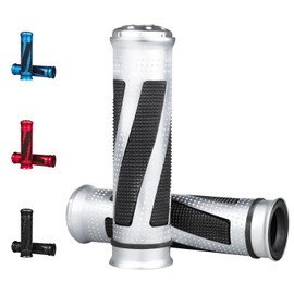 Amavoler Universal Motorcycle Handlebar Grips Fits for Motorcycles with 7/8" Left Grip and 1" Right,Available in a Variety of Colors.