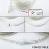 50ft 360 LED Waterproof Rope Lights,110V Connectable Indoor Outdoor Led
