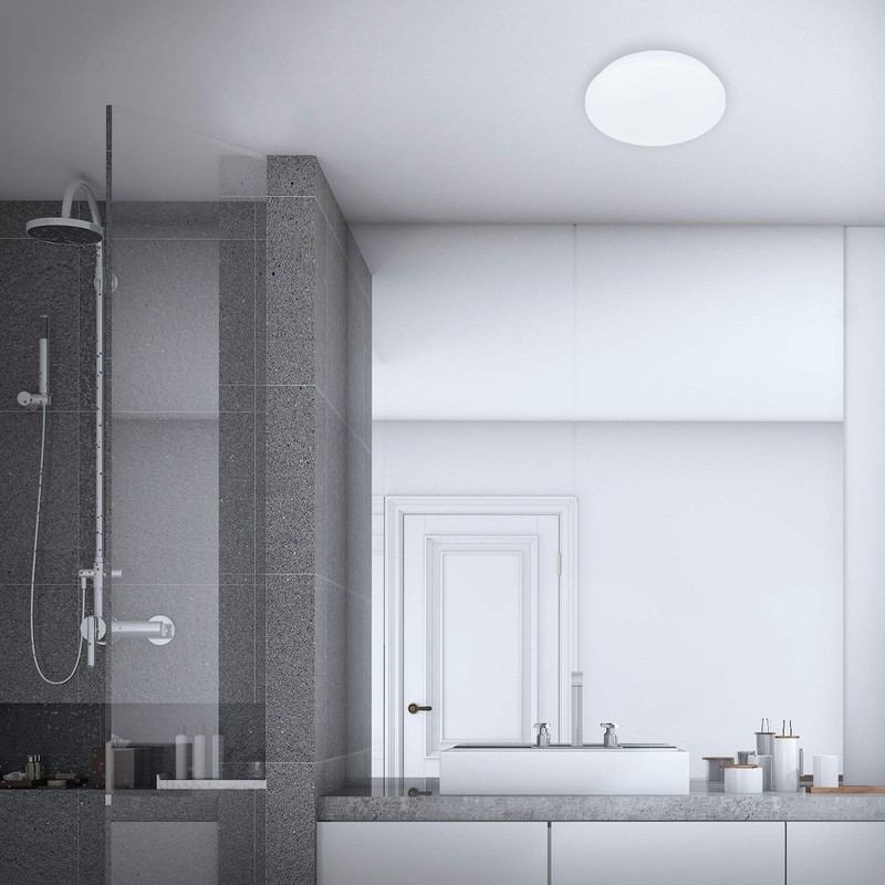 Briloner Leuchten 3404-016 LED Ceiling Light, Bathroom Light, IP44, 10