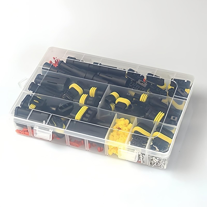 Taoluwin Waterproof Electrical Wire Connector, 352PCS Male and Female Wiring