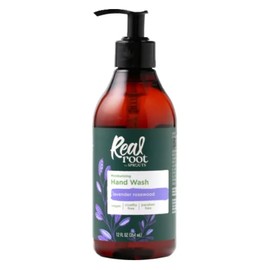 Real Root Moisturizing Hand Wash, Lavender Rosewood, Vegan Friendly, Cruelty Free, 12 Fluid Ounce (Pack of 6)