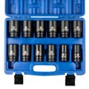 LLNDEI 3/4 inch Drive Impact Socket Set, 12 Piece Heavy