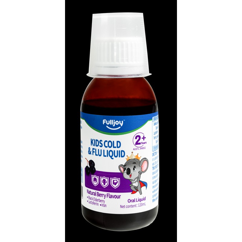 Fulljoy Kids 2+ Years Cold & FLu Natural Berry Flavour