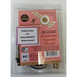Dr. Hose Stainless Steel Pullout Hose for  Delta RP44647/RP3252