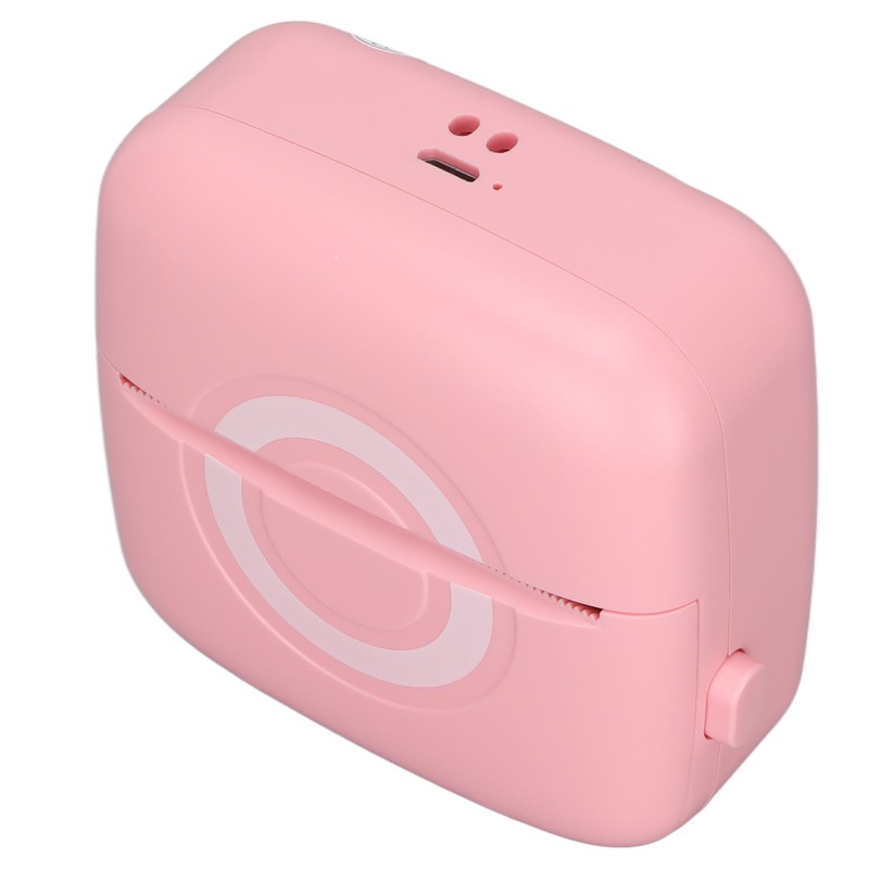 Mini Printer 200DPI Resolution Thermal Printing Ergonomic Lightweight Portable PrinterPink