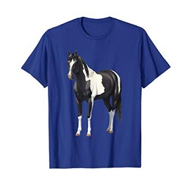 Beautiful Black Pinto Paint Horse Quarter Horse T-Shirt