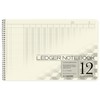 BookFactory Accounting Ledger Notebook/Large 12 Column Accounting Ledger Columnar (Twelve
