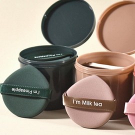 7-Piece Waterdrop Cushion Puff Set for Foundation & Pact Detail Coverage 7-Piece Set 5ea