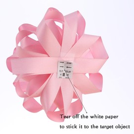 WWTIANFC 16 PCS Gift Bows,Bows for Gift Wrapping and Presents,Christmas Bows,for Parties, Birthdays, Weddings or Other Holidays. (Pink)