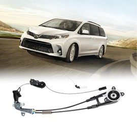 Door Motor Bracket Cable Sub-Assy & Power Sliding Door Cable Sub-Assembly for 2011-2020 Toyota Sienna Left Driver Side OEM #85016-08011 85016-08010
