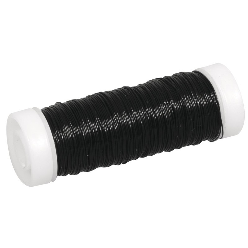 Rayher Filo Metallico per Bigiotteria, Nero, 0,30 Mm Ø, Rotolo