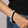 Bivei Crystal Bracelet for Women 8mm Beaded Semi Precious Natural