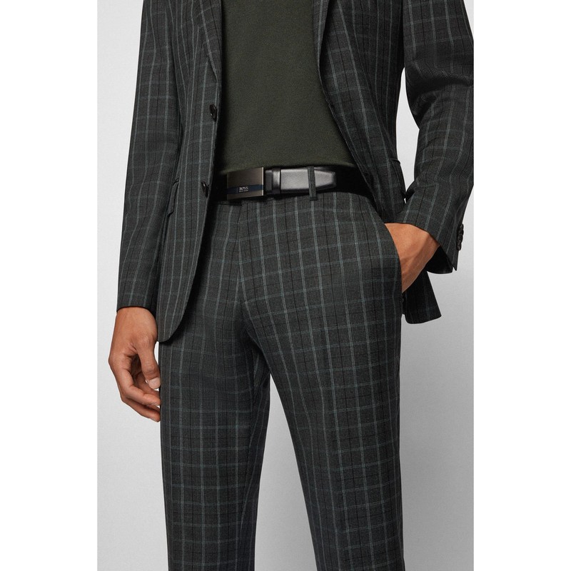 BOSS Herren Baxton G rtel, Schwarz, 80 EU