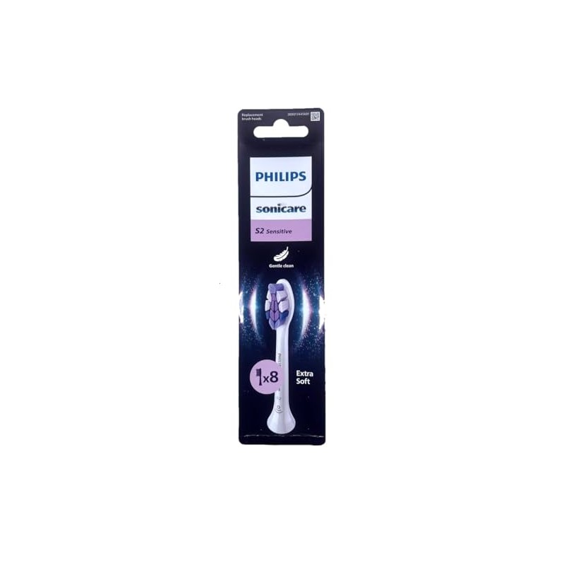 Philips HX6058/87 S2 White Set of 8 Brush Heads for
