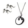 EC Trading Alien vs Predator Movie Xenomorph Silvertone Pendant Necklace