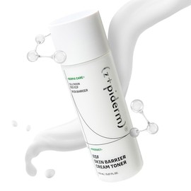Zipiderm EGF Skin Barrier Cream Toner – Korean Milky Hydrating Toner for Dry, Sensitive & Acne-Prone Skin with Ceramides, Hyaluronic Acid, Rice Bran & Soy Protein, Moisturizing Skincare, 5.07 fl oz