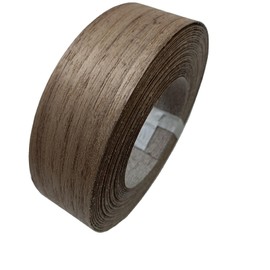 ebpsneer Real Black Walnut 1-1/2'' ×26' Wood Veneer Edge Banding Tape,Preglued Iron On Veneer Edging-Plywood Backed with Hot Melt Adhesive-Flexible Wood Veneer Strips for Furniture Cabinet Repair