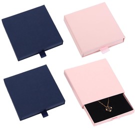 CATOR 4 Pieces Gift Box Small Jewellery Box Jewellery Box Jewellery Organiser Jewellery Storage Jewellery Box Gift Box for Bracelets Bangles Jewellery Gift