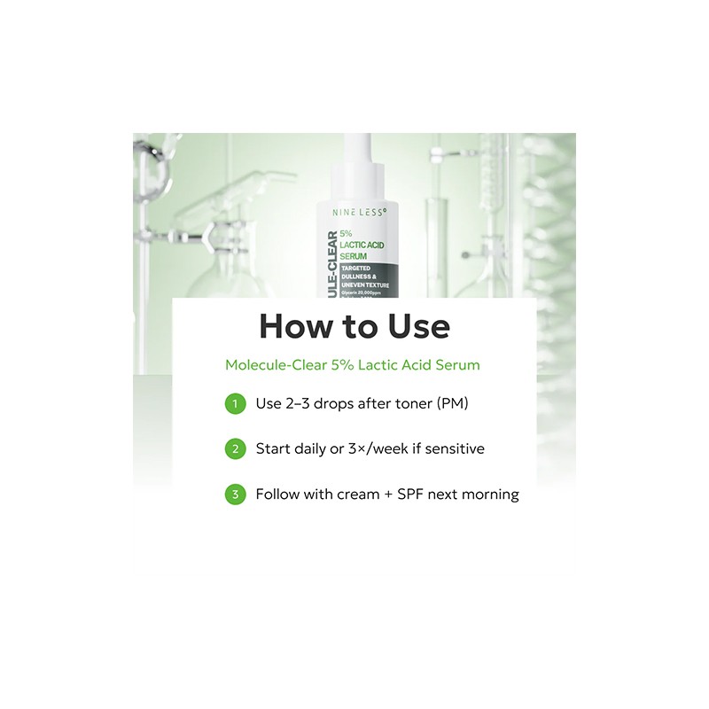 NINELESS [NINELESS]Molecule-Clear 5% Lactic Acid Serum 30ml