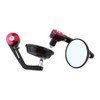 Motorcycle Rear view Mirrors,1 Pair Universal 7/8" Round Handlebar Bar