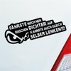 Car Sticker Fährste noch NEN bisschen dichter auf, Kannste auch