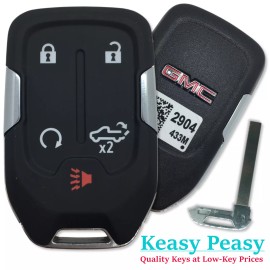 OEM New OEM GMC Sierra 2021-22 Remote Fob W/ Uncut Blade - FCC: HYQ1ES PN: 13522904