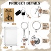 Sureio 20 Sets Mustard Seed Keychain Mustard Seed Faith Gifts