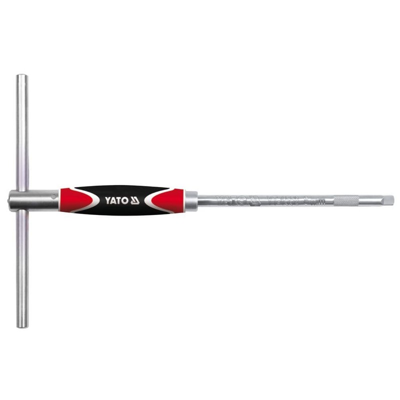 YATO Freewheel Socket Wrench with T-Handle 1/4 Inch Square