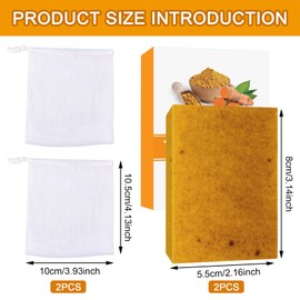 UOY Turmeric soap, 2 pieces turmeric soap for face, turmeric brightening soap, turmeric soap for face and body