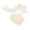 Gatuida 1 Set Natural Sisal Exfoliating Body Scrubber Gloves with