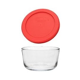 Pyrex 1-cup Storage Containers (Pack of 6) - Total 12-Piece Value Pack