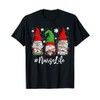 Nurse Christmas Shirt for Women Matching Nursing Gnome T Shirt,